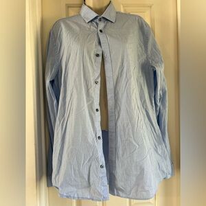 H&M Sky Blue Slim Fit Shirt